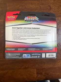 Pokemon TCG Scarlet Violet Prismatic Evolutions Tech Sticker Collection Sylveon - Image 2