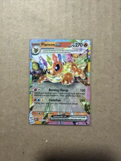 Pokemon Flareon ex 014/131 Sv: Prismatic Evolutions Double Rare Holo 270HP - Image 1
