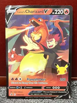 Pokemon Celebrations Collection {{{ Lance's Charizard V }}} SWSH133 ~Promo~L@@K - Image 1