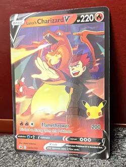 Pokemon Celebrations Collection {{{ Lance's Charizard V }}} SWSH133 ~Promo~L@@K - Image 2