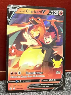 Pokemon Celebrations Collection {{{ Lance's Charizard V }}} SWSH133 ~Promo~L@@K - Image 3
