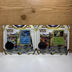 Pokemon Brilliant Stars - 3-Pack Blister Set Leafeon & Glaceon Promo NEW/SEALED! - Image 1