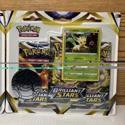 Pokemon Brilliant Stars - 3-Pack Blister Set Leafeon & Glaceon Promo NEW/SEALED! - Image 4