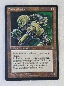 MTG Soldevi Golem - Ice Age (ICE) Magic the Gathering Card Rare MP - Image 2