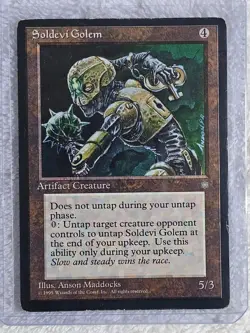 MTG Soldevi Golem - Ice Age (ICE) Magic the Gathering Card Rare MP - Image 4