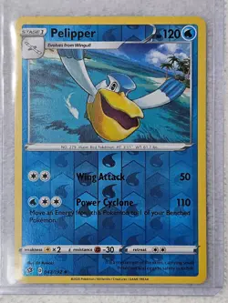 PELIPPER REBEL CLASH SET REVERSE-HOLO FOIL POKEMON CARD 042/192 NM/M - Image 4