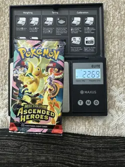 HEAVY! GOD PACKUU SIRUU 22.69g Ascended Heroes Pokemon TCG Booster (SEALED) - Image 1