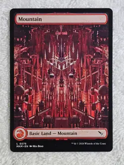 MTG Mountain #275 Full Art Murders at Karlov Manor Magic Card Land NM - Image 1