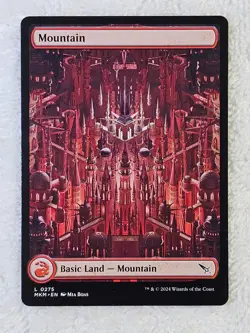 MTG Mountain #275 Full Art Murders at Karlov Manor Magic Card Land NM - Image 2