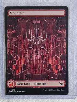 MTG Mountain #275 Full Art Murders at Karlov Manor Magic Card Land NM - Image 4