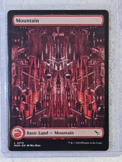 MTG Mountain #275 Full Art Murders at Karlov Manor Magic Card Land NM - Image 5