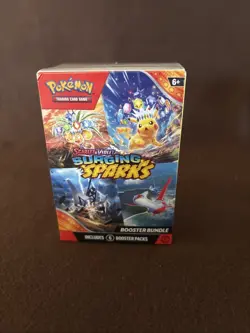 Pokemon TCG SURGING SPARKS Booster Bundle (6 Packs) - New/Sealed - Image 1