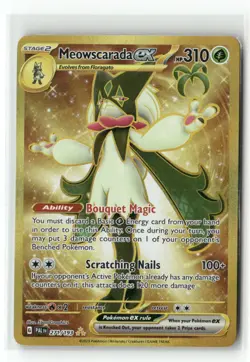 Meowscarada ex 271/193 Hyper Rare Paldea Evolved Pokemon Holo Near Mint - Image 1