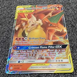 Pokemon Cosmic Eclipse {{{ Charizard & Braixen GX }}} 22/236~Ultra Rare ~L@@K - Image 4