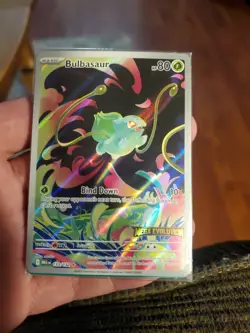 Pokemon Sealed Bulbasaur 133/132 Pokemon TCG Mega Evolution Stamped Promo - Image 1