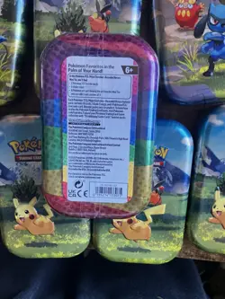 LOT OF 2! Pokemon TCG Ascended Heroes Mini Tin Pikachu and Tepig New Sealed - Image 2