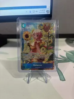 Rebecca (Alt Art) OP15-053 SR Adventure on KAMI's Island ONE PIECE ENGLISH - Image 1