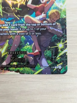 Zeus SP OP11-106 ADVENTURES ON KAMI'S ISLAND One Piece Card English NM - Image 5