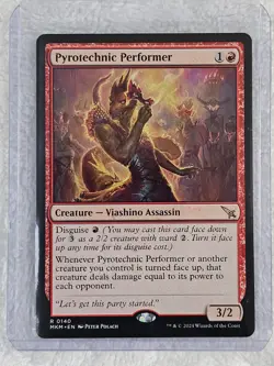 MTG Pyrotechnic Performer #140 Murders at Karlov Manor Magic Card Rare NM - Image 5