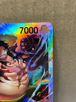 One Piece TCG Monkey D Luffy OP04-090 SR Super Rare Holo - Image 3
