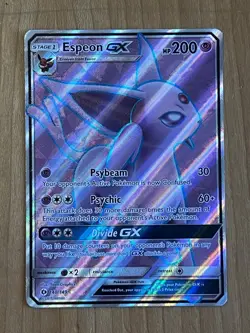 Pokemon Espeon GX Full Art Ultra Rare Card 140/149 NM/LP SM01 Sun & Moon Base LP - Image 1