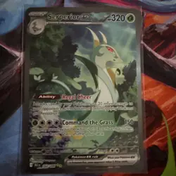Pokemon TCG Serperior EX Sir 164/086 Black Bolt English Card Near Mint Condition - Image 1