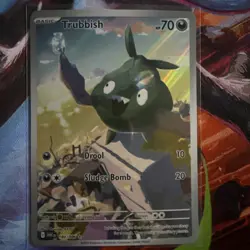 Pokemon Pokemon TCG Trubbish 140/086 Sv: White Flare Illustration Rare Holo Card - Image 1