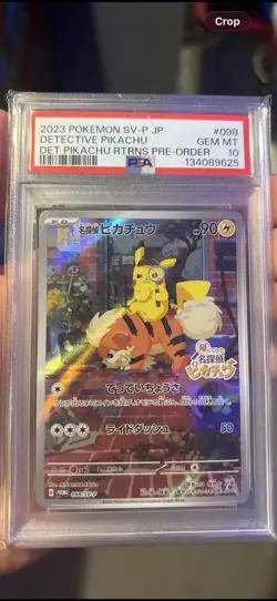PSA 10 Detective Pikachu 098/SV-P Limited Promo 2023 Pokemon Card Japanese Imp - Image 2