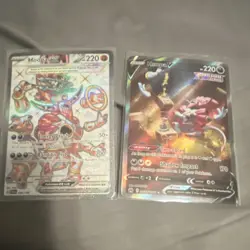 Hoopa EX & Hoopa V Full Art Holo Pokemon TCG Sword & Shield Card Lot - 2 Cards - Image 1