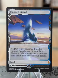 Flooded Strand Zendikar Rising Expeditions Regular Non Foil MTG Free Shipping! - Image 1