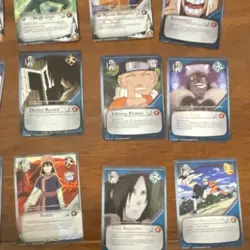 Bandai Naruto CCG Card Lot 16 Cards Foil & Regular Naruto Uzumaki Might Guy - Image 4