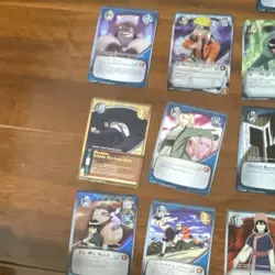 Bandai Naruto CCG Card Lot 16 Cards Foil & Regular Naruto Uzumaki Might Guy - Image 5