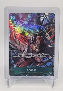 One Piece Shanks (028) (Alternate Art) OP13-028 Carrying On His Will Foil Card - Image 1