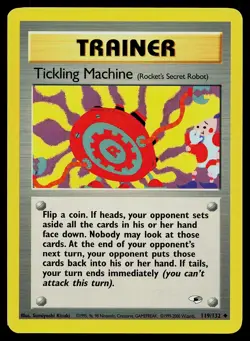 Pokemon Card Gym Heroes Tickling Machine 119/132 Uncommon - Image 1