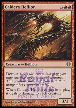 Caldera Hellion 1x FOIL ALA MTG Shards of Alara Rare MINT red - Image 1