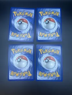 Pokemon (4) Card Illustration Rare Lot- Ground and Grass Themed Cards - Image 2