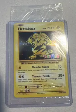 Electabuzz New Sealed Promo Toys R Us Pokemon Card 41/108 XY Evolutions Holo - Image 1