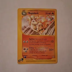 Pokemon Rapidash Aquapolis 31/147 Rare Regular 70HP English 2002 TCG Card - Image 1
