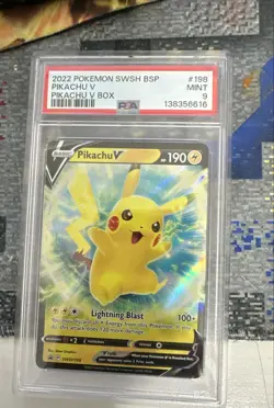 Pikachu V SWSH198 SWSH: Sword & Shield Promo Cards Holo - Image 1