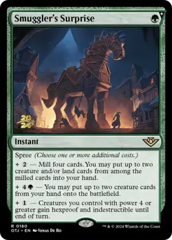 MTG Smuggler's Surprise [Outlaws of Thunder Junction Prerelease Promos] Foil Nea - Image 1