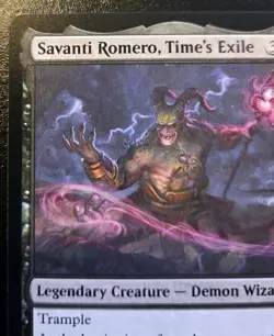 Savanti Romero, Time's Exile 0072 Rare Teenage Mutant Ninja Turtles MTG - Image 2