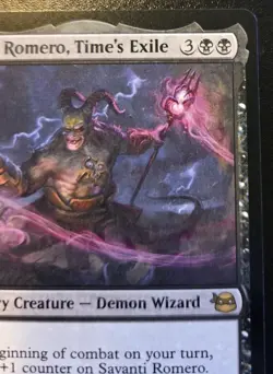 Savanti Romero, Time's Exile 0072 Rare Teenage Mutant Ninja Turtles MTG - Image 3