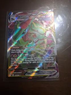 Pokemon TCG Rayquaza VMAX Holo Ultra Rare Card Evolving Skies 111/203 - Image 1