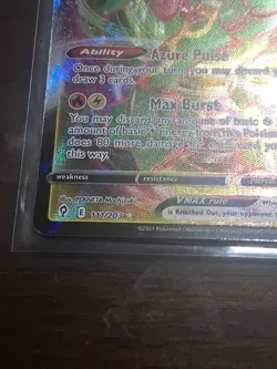 Pokemon TCG Rayquaza VMAX Holo Ultra Rare Card Evolving Skies 111/203 - Image 4