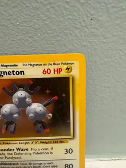 1999 Pokemon Magneton - Holo Rare #9/102 Base Set - Vintage - NM+ - Image 3