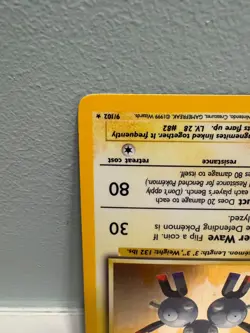 1999 Pokemon Magneton - Holo Rare #9/102 Base Set - Vintage - NM+ - Image 4