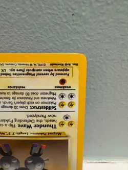 1999 Pokemon Magneton - Holo Rare #9/102 Base Set - Vintage - NM+ - Image 5