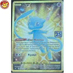 Mew S8a 030/028 UR Gold 25th Anniversary Pokemon Indonesia - Image 1
