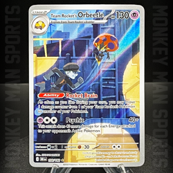 Pokemon TCG SV10: Destined Rivals #198/182 Team Rocket's Orbeetle NM - Image 1