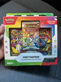 Pokemon First Partner Illustration Collection Series 1 Promo Box - SEALED x4 - Image 1